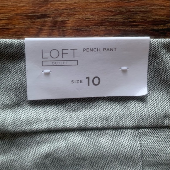 Loft outlet - women’s 10 pencil pants - gray - Picture 3 of 9